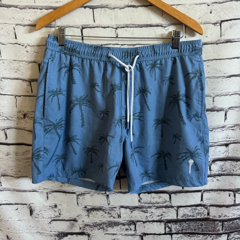 Mad Pelican Men's Scratchy Palms Jeremiah's Trunk Shorts SZ L